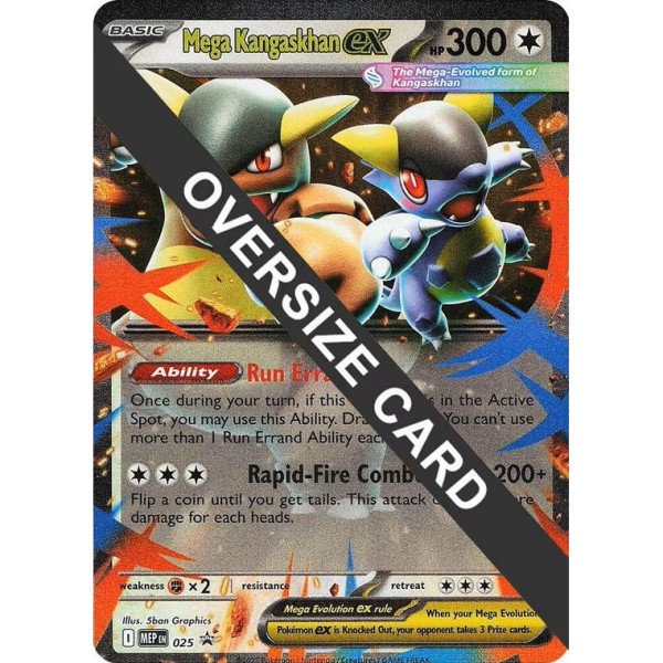 Oversized Card - Mega Evolution Promo - 025 - Mega Kangaskhan EX