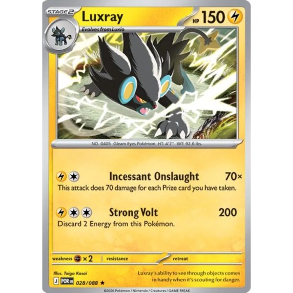 Perfect Order - 028/088 - Luxray (rare holo)