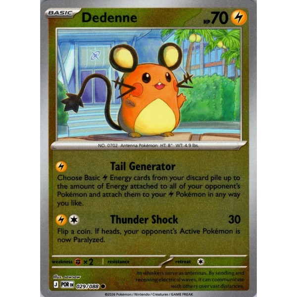 Perfect Order - 029/088 - Dedenne (reverse holo)