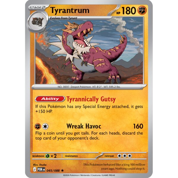 Perfect Order - 045/088 - Tyrantrum (rare holo)