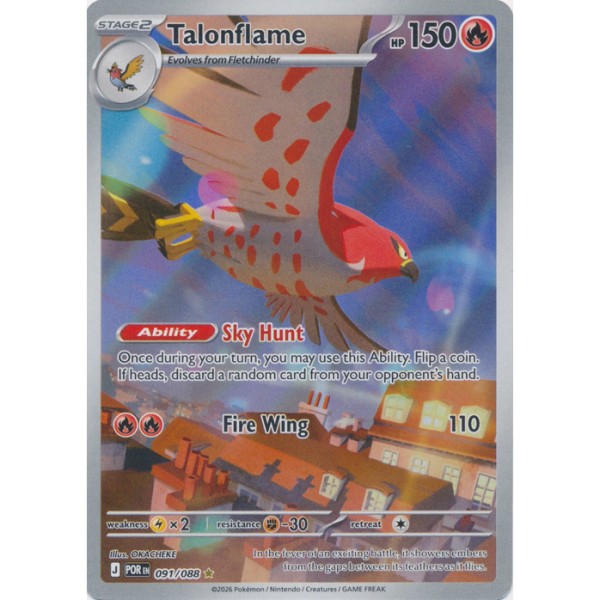 Perfect Order - 091/088 - Talonflame (illustration rare)