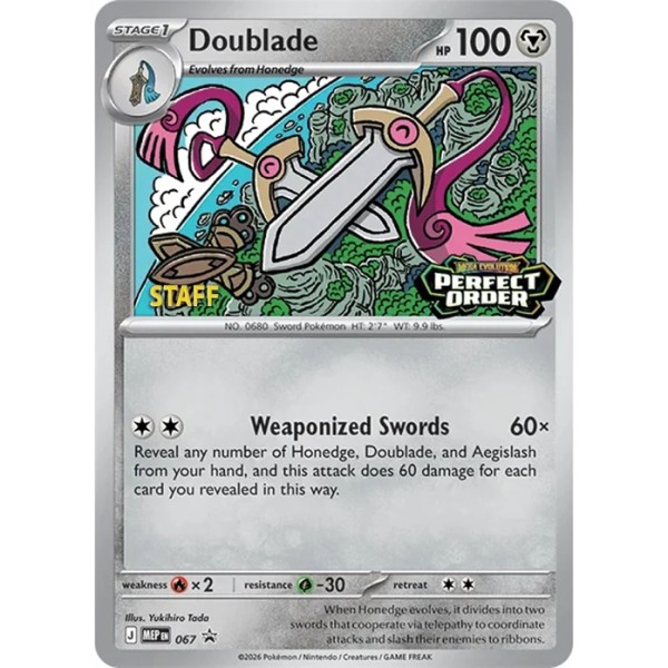 Mega Evolution Promo - 067 - Doublade (staff)
