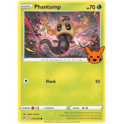 Lost Origin - 016/196 - Phantump (trick or trade)