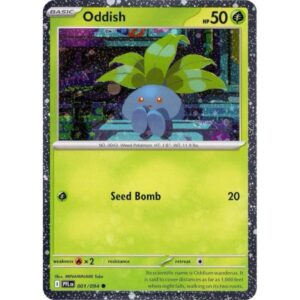 Phantasmal Flames - 001/094 - Oddish (cosmos holo)