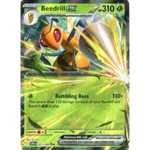 Chaos Rising - 003/086 - Beedrill EX (double rare)