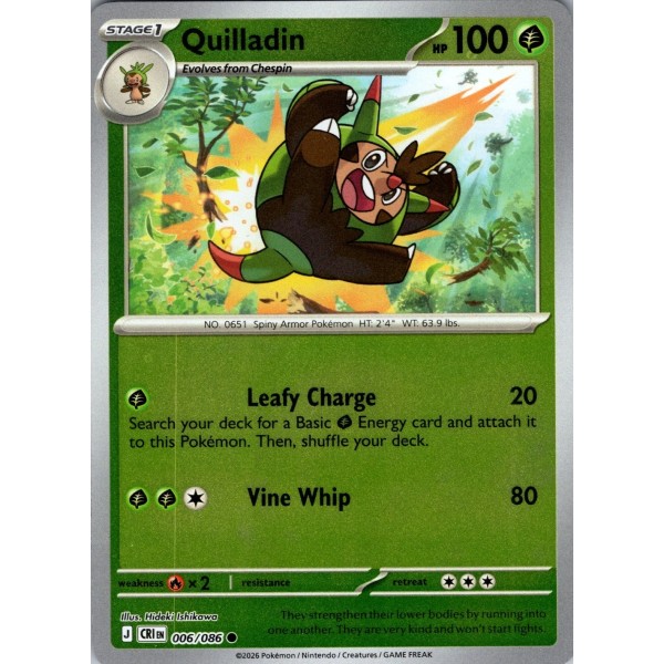 Chaos Rising - 006/086 - Quilladin (reverse holo)
