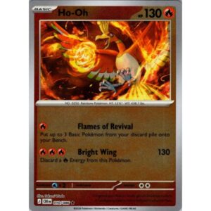 Chaos Rising - 010/086 - Ho-Oh (rare reverse holo)