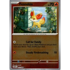 Chaos Rising - 011/086 - Fennekin (reverse holo)