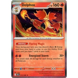 Chaos Rising - 013/086 - Delphox (rare holo)