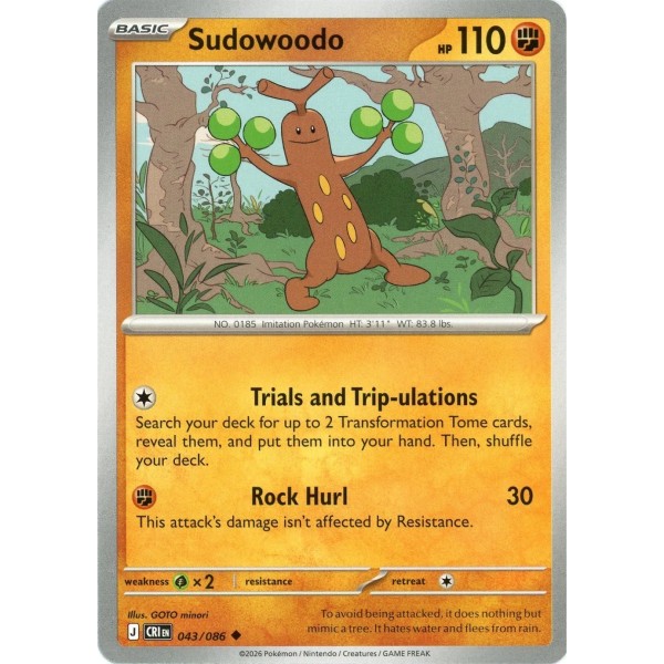 Chaos Rising - 043/086 - Sudowoodo