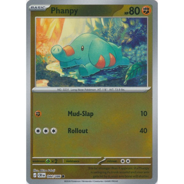 Chaos Rising - 044/086 - Phanpy (reverse holo)