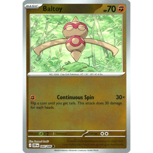 Chaos Rising - 046/086 - Baltoy (reverse holo)