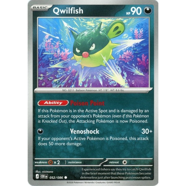 Chaos Rising - 052/086 - Qwilfish