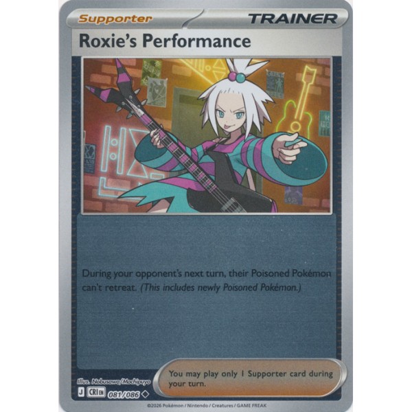 Chaos Rising - 081/086 - Trainer Roxie's Performance (reverse holo)