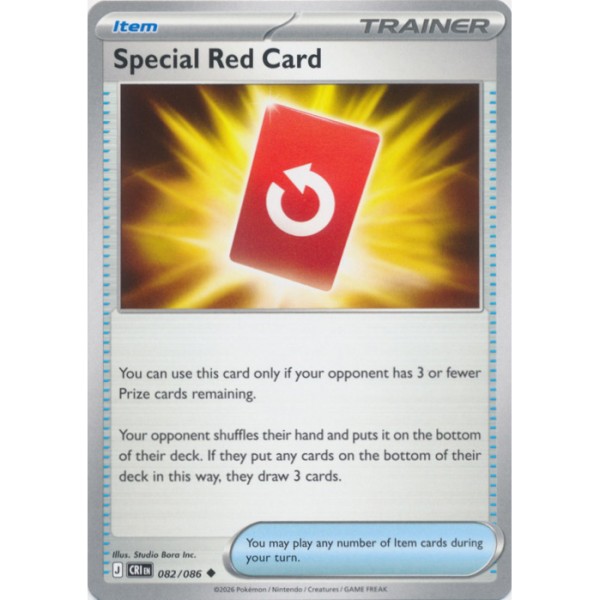 Chaos Rising - 082/086 - Trainer Special Red Card