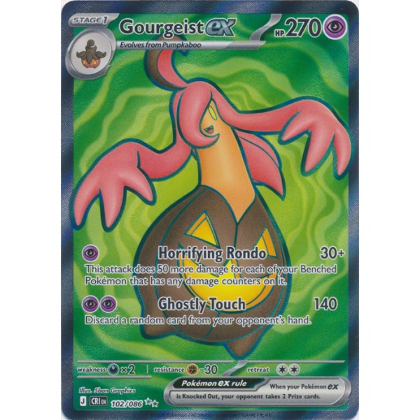 Chaos Rising - 102/086 - Gourgeist EX (ultra rare)