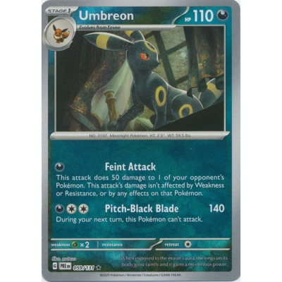 Prismatic Evolutions - 059/131 - Umbreon (poke ball rare reverse holo)