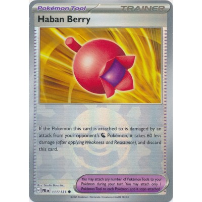 Prismatic Evolutions - 111/131 - Trainer Haban Berry (poke ball reverse holo)