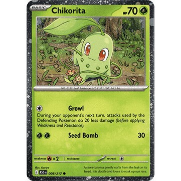 Ascended Heroes - 008/217 - Chikorita (cosmo holo)