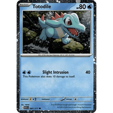Ascended Heroes - 041/217 - Totodile (cosmo holo)