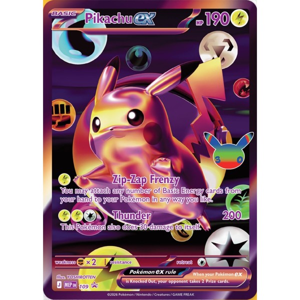 Mega Evolution Promo - 109 - Pikachu EX