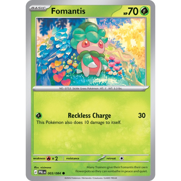 Pitch Black - 003/084 - Fomantis