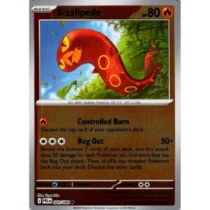 Pitch Black - 009/084 - Sizzlipede (reverse holo)