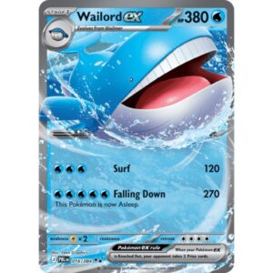Pitch Black - 016/084 - Wailord EX (double rare)