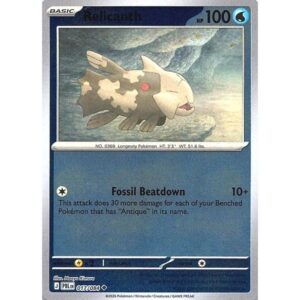 Pitch Black - 017/084 - Relicanth (reverse holo)
