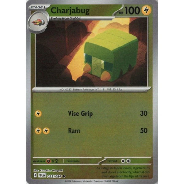 Pitch Black - 025/084 - Charjabug (reverse holo)