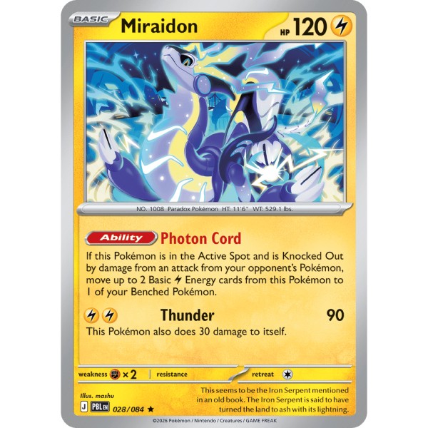 Pitch Black - 028/084 - Miraidon (rare holo)