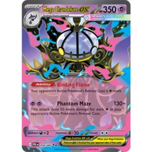 Pitch Black - 038/084 - Mega Chandelure EX (double rare)