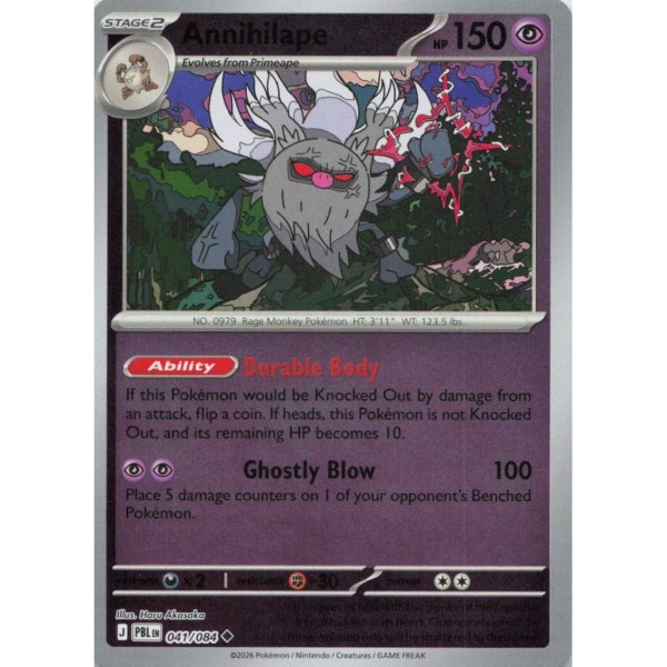Pitch Black - 041/084 - Annihilape (reverse holo)