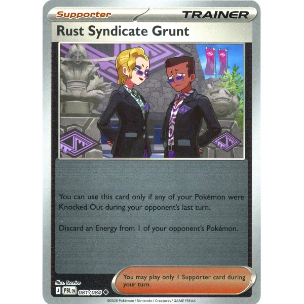 Pitch Black - 081/084 - Rust Syndicate Grunt (reverse holo)
