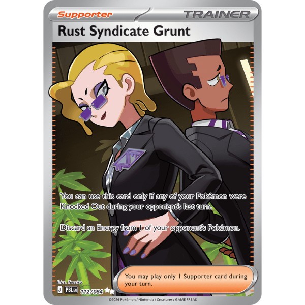 Pitch Black - 112/084 - Trainer Rust Syndicate Grunt (ultra rare)