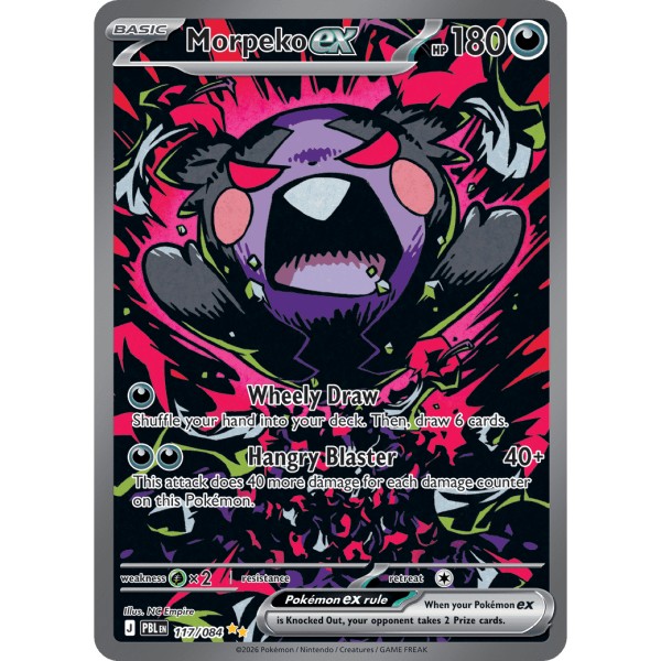 Pitch Black - 117/084 - Morpeko EX (special illustration rare)