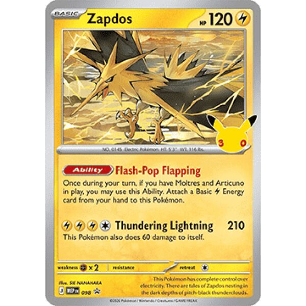 Mega Evolution Promo - 098 - Zapdos