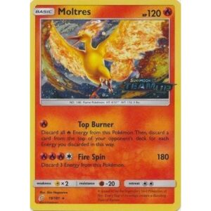 Team Up - 19/181 - Moltres (rare holo + stamp)
