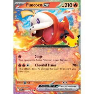 30th Anniversary - 015/128 - Fuecoco EX (double rare)