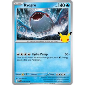 30th Anniversary - 019/128 - Kyogro (rare holo)