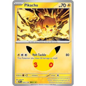 30th Anniversary - 024/128 - Pikachu (rare holo)