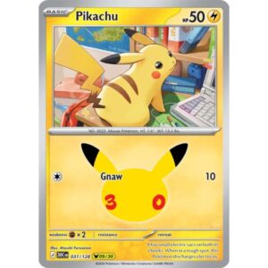 30th Anniversary - 031/128 - Pikachu (rare holo)