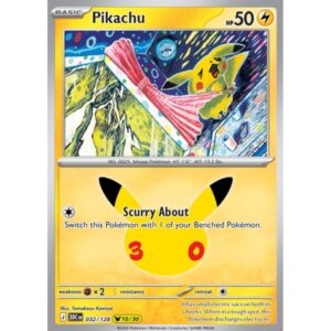 30th Anniversary - 032/128 - Pikachu (rare holo)