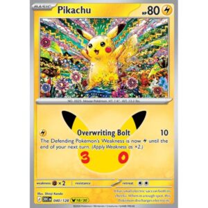 30th Anniversary - 040/128 - Pikachu (rare holo)
