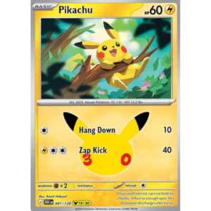 30th Anniversary - 041/128 - Pikachu (rare holo)