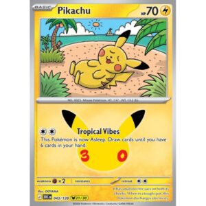 30th Anniversary - 043/128 - Pikachu (rare holo)