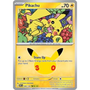 30th Anniversary - 048/128 - Pikachu (rare holo)