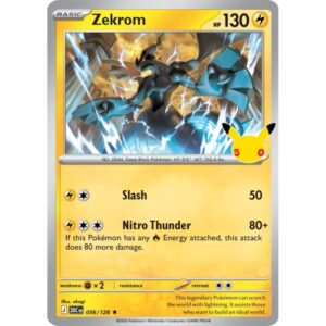 30th Anniversary - 056/128 - Zekrom (rare holo)