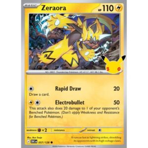 30th Anniversary - 057/128 - Zeraora (holo)
