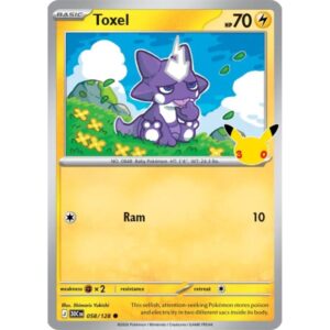 30th Anniversary - 058/128 - Toxel (holo)